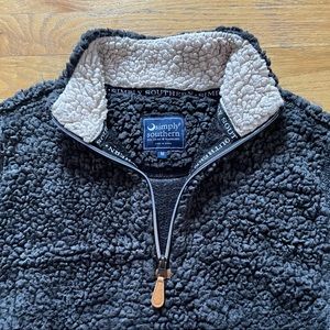 Simply Southern 1/4 zip Sherpa Pullover